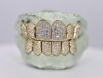 6 on 6 VVS Moissanite Diamond Grillz - Moissanite Bazaar - moissanitebazaar.com