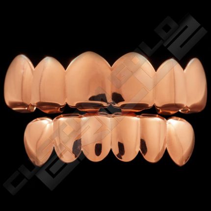 Rose Gold Plated 6 Tooth Premium Grillz