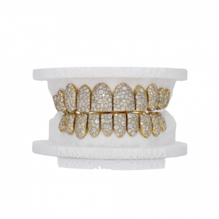 Mosaic/Snow VVS Moissanite Diamond Grillz